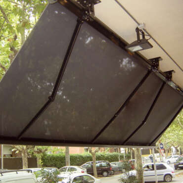 Toldos hostelería Maxicofre y Newbox