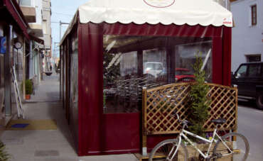 Ostalaritzako toldoak Korridoreak eta Itzaltegiak