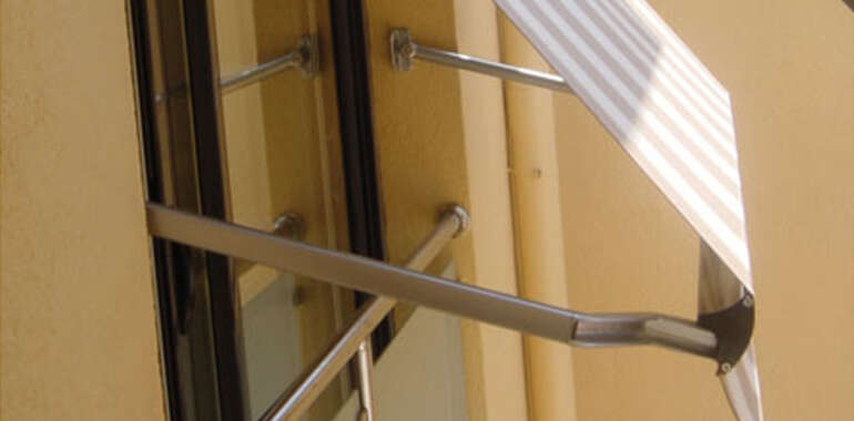 Toldo ventana Punto recto tensión