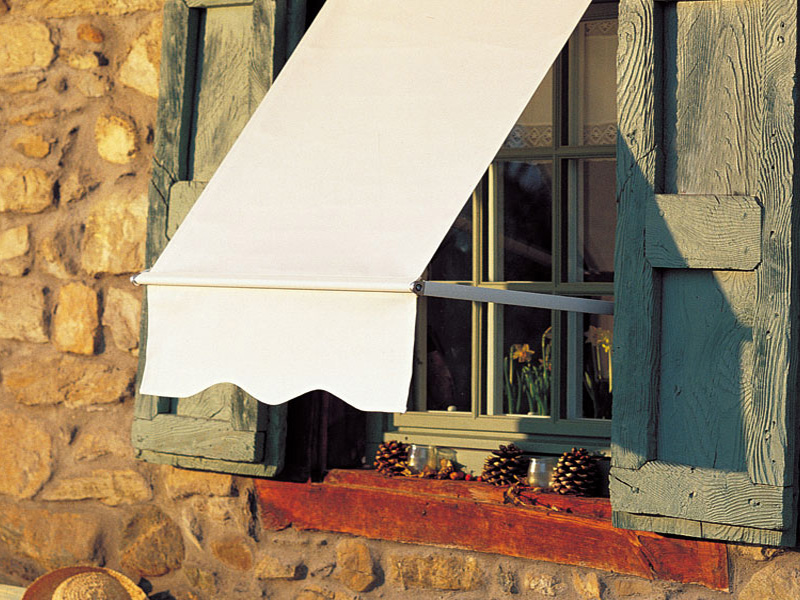 Toldo ventana Punto recto tensión